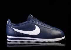 NIKE CLASSIC CORTEZ LEATHER MIDNIGHT NAVY/WHITE