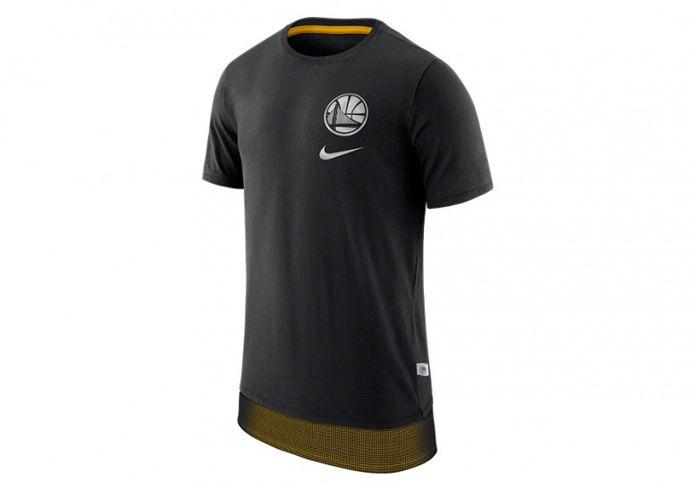 NIKE NBA GOLDEN STATE WARRIORS TEE ENGY MESH DH BLACK