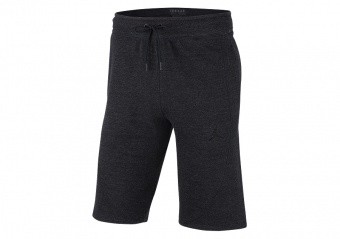 NIKE AIR JORDAN SPORTSWEAR WINGS LITE SHORTS BLACK HEATHER