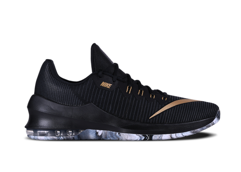 nike air max infuriate 2 black gold