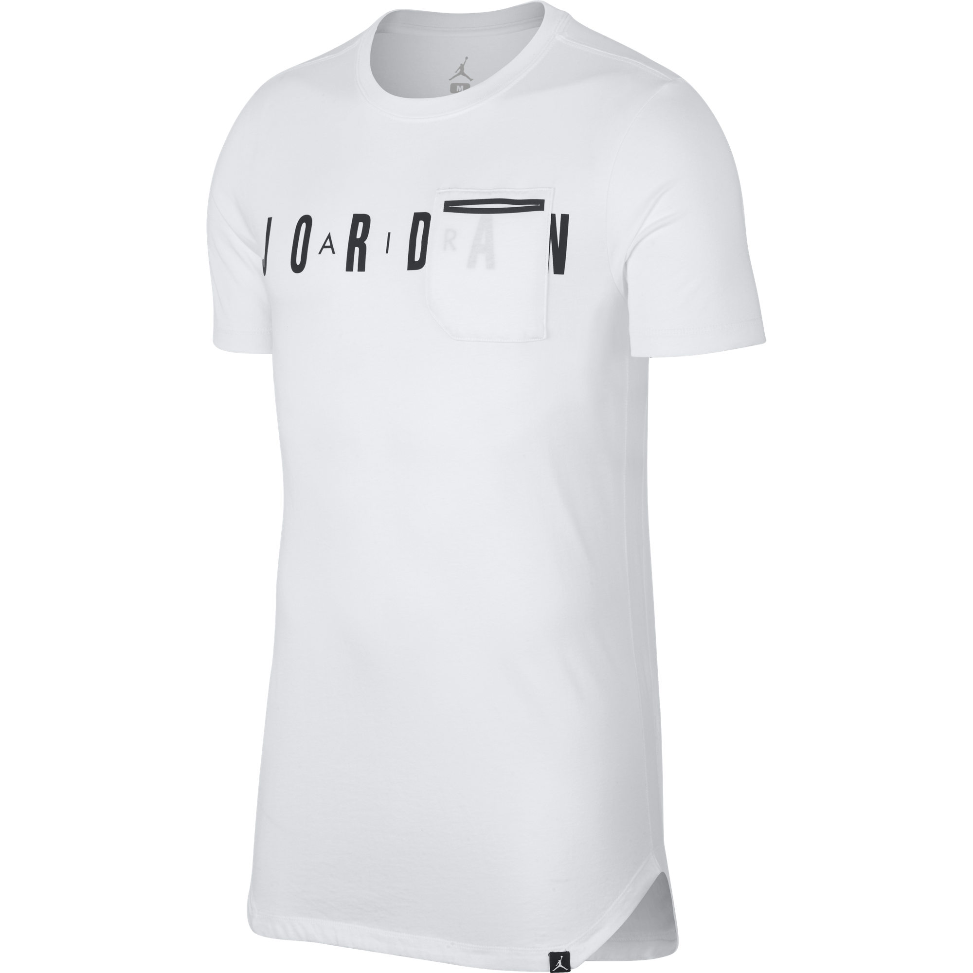 NIKE AIR JORDAN SPORTSWEAR ALT-HEM POCKET TEE WHITE