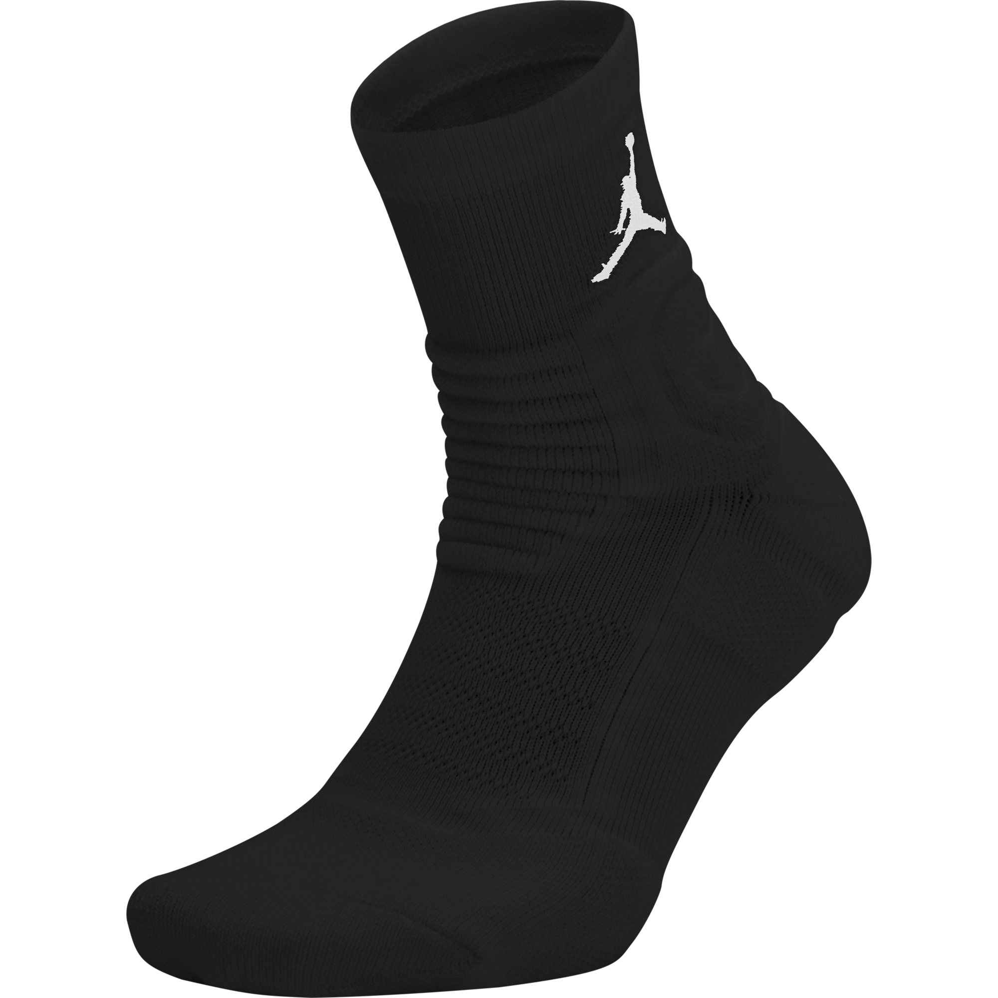 NIKE AIR JORDAN ULTIMATE FLIGHT QUARTER 2.0 SOCKS BLACK