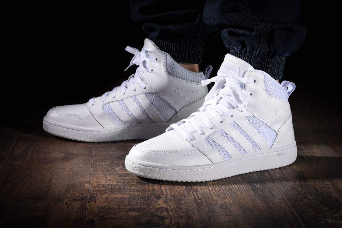 ADIDAS CLOUDFOAM SUPER HOOPS MID WHITE