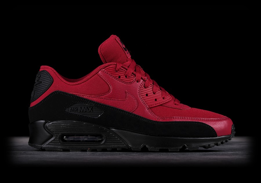 black and red air max 90