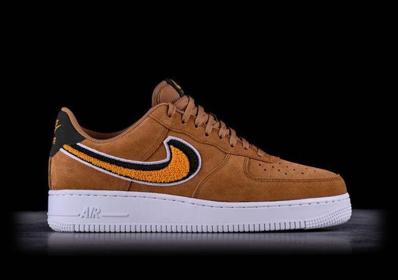 air force 1 low 3d chenille swoosh muted bronze