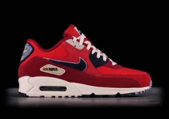 NIKE AIR MAX 90 PREMIUM SE UNIVERSITY RED