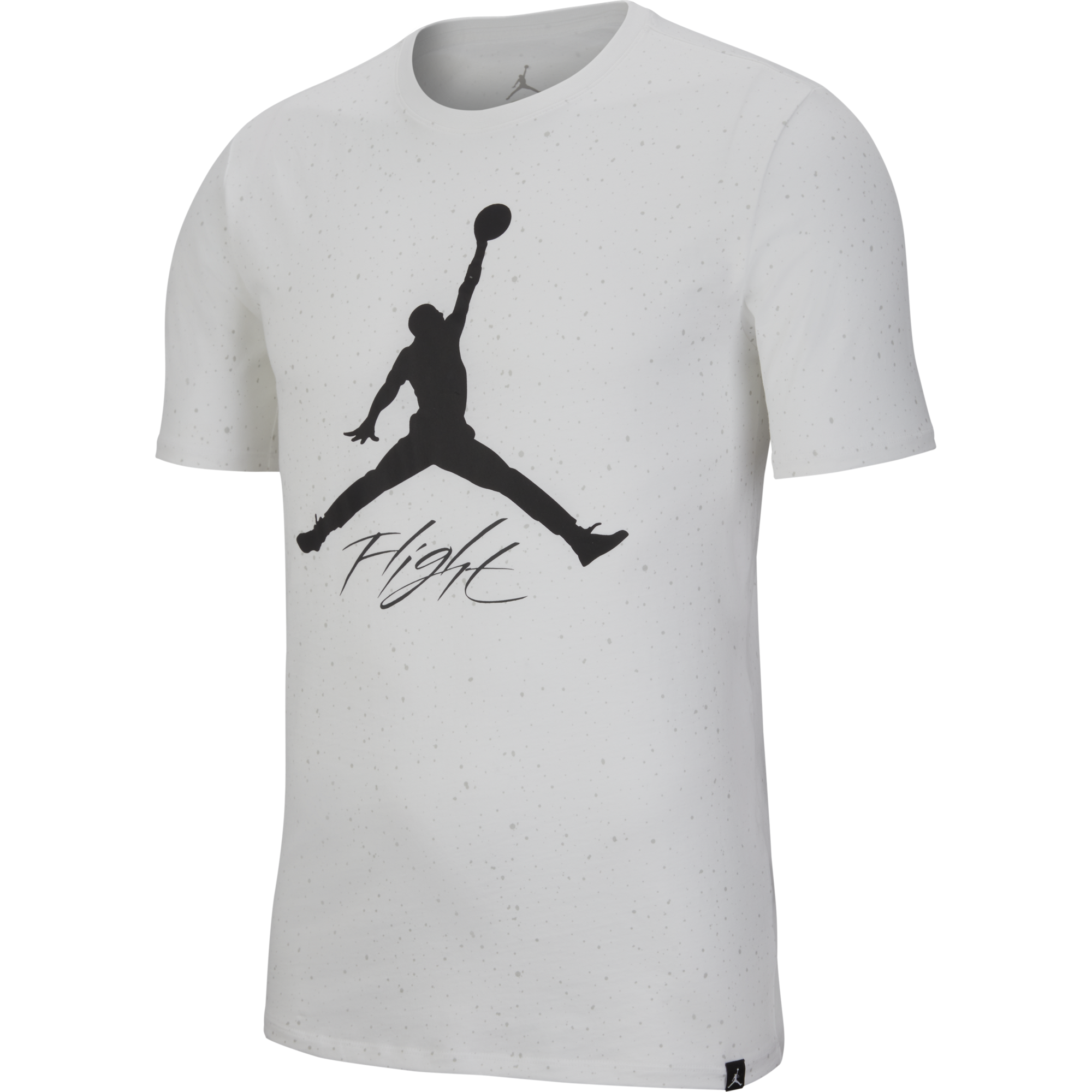 NIKE AIR JORDAN JUMPMAN FLIGHT DNA GRAPHIC 1 CEMENT TEE WHITE