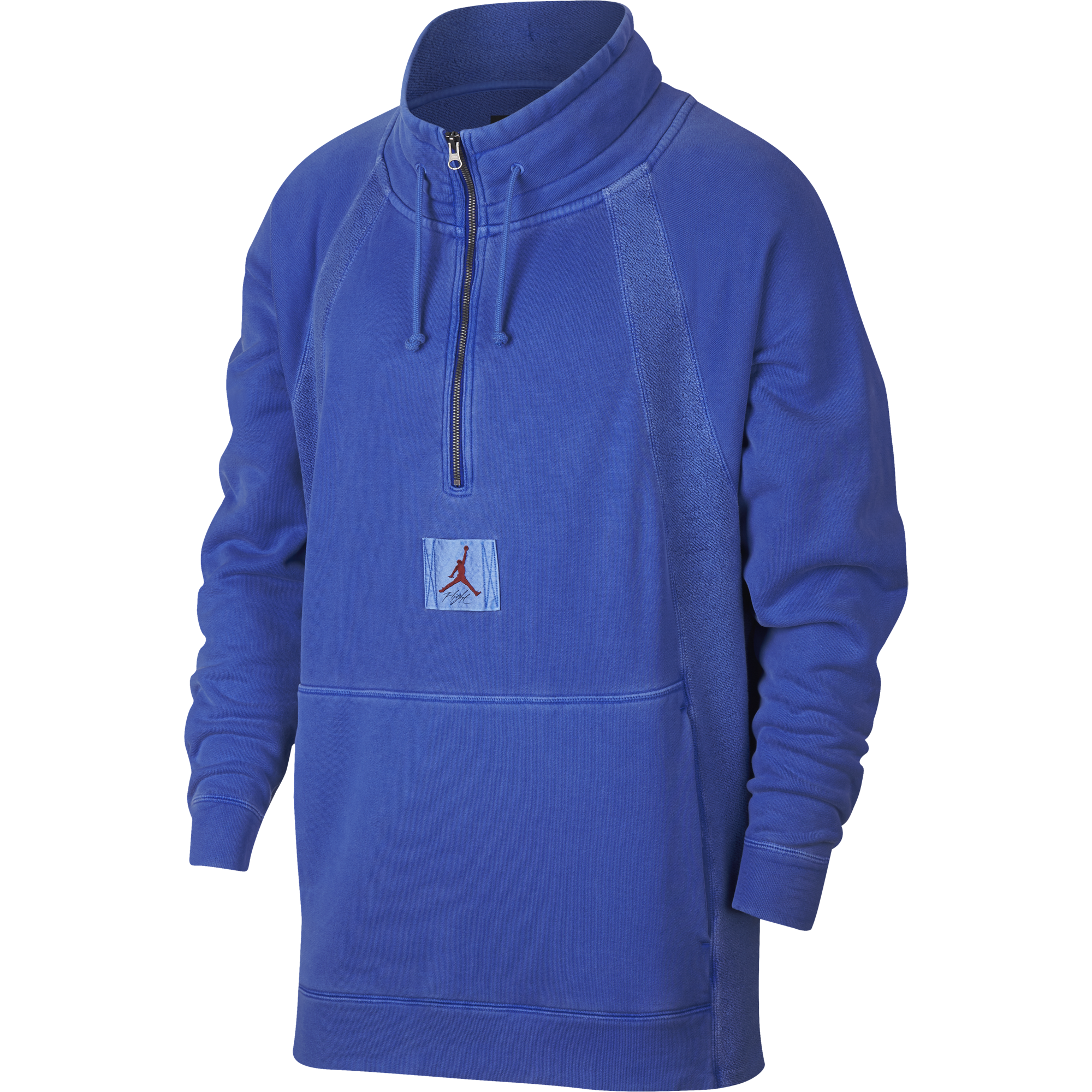 NIKE AIR JORDAN SPORTSWEAR WINGS WASHED 1/4 ZIP HYPER ROYAL