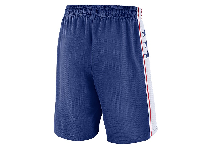 sixers nike shorts