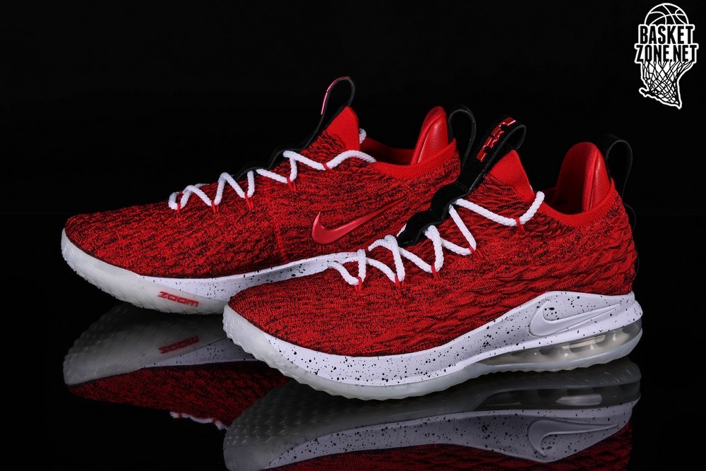 lebron 15 low red