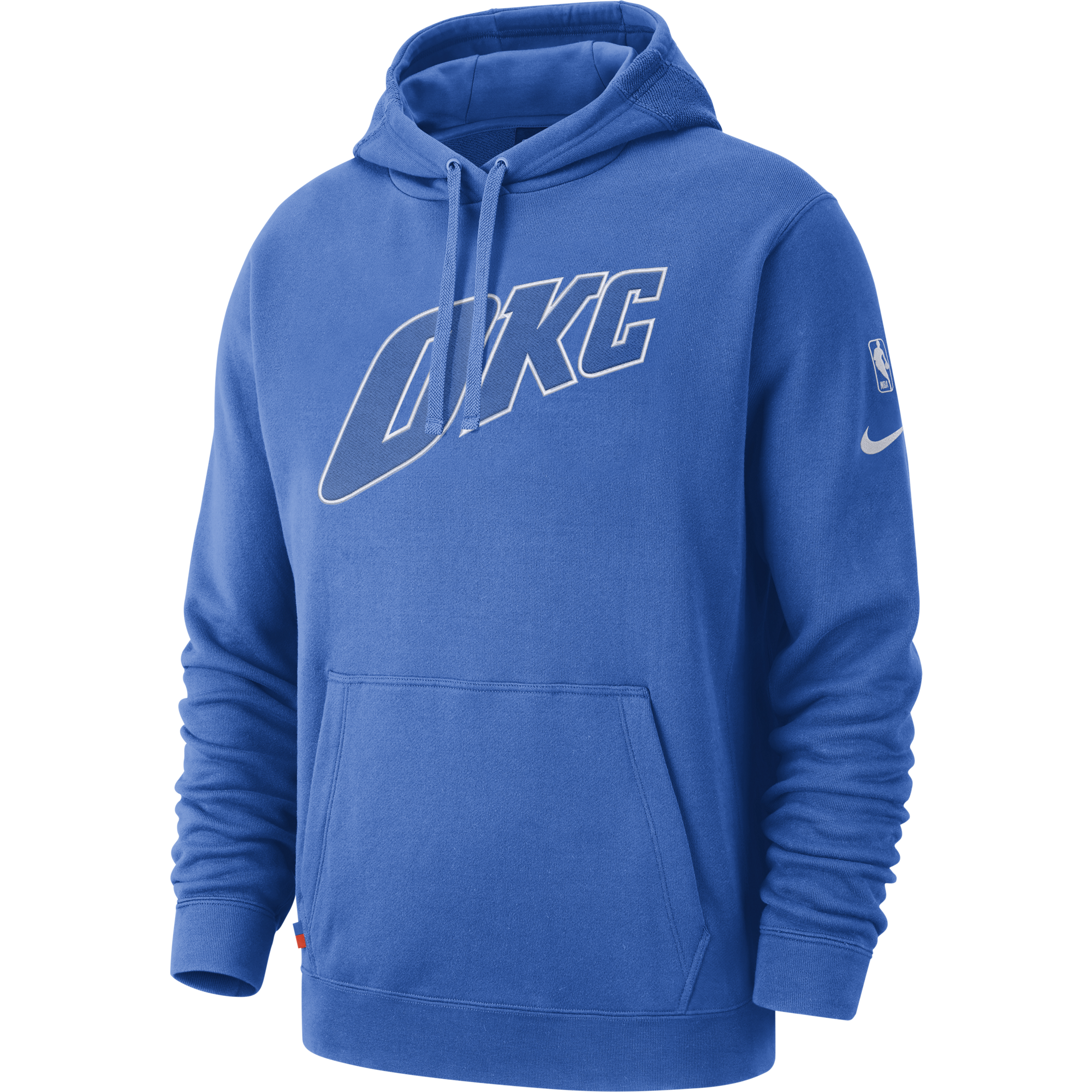 NIKE NBA OKLAHOMA CITY THUNDER COURTSIDE HOODIE SIGNAL BLUE