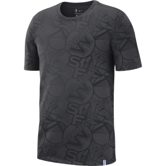 NIKE NBA GOLDEN STATE WARRIORS TEE ANTHRACITE