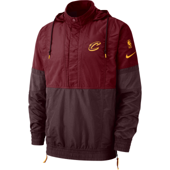 NIKE NBA CLEVELAND CAVALIERS COURTSIDE JACKET TEAM RED