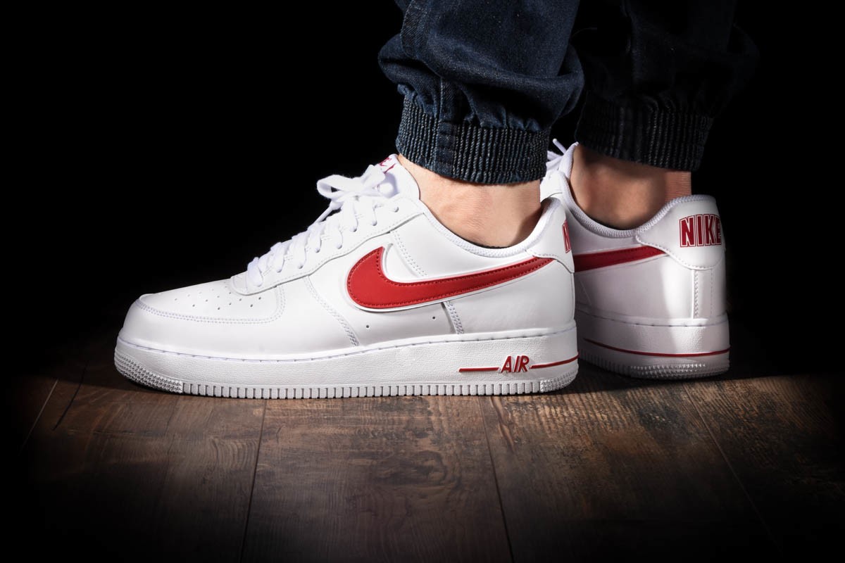 Nike Air Force 1 Low ‘07 3 Gym Red White Size 13 Sneakers Shoes AO2423-102