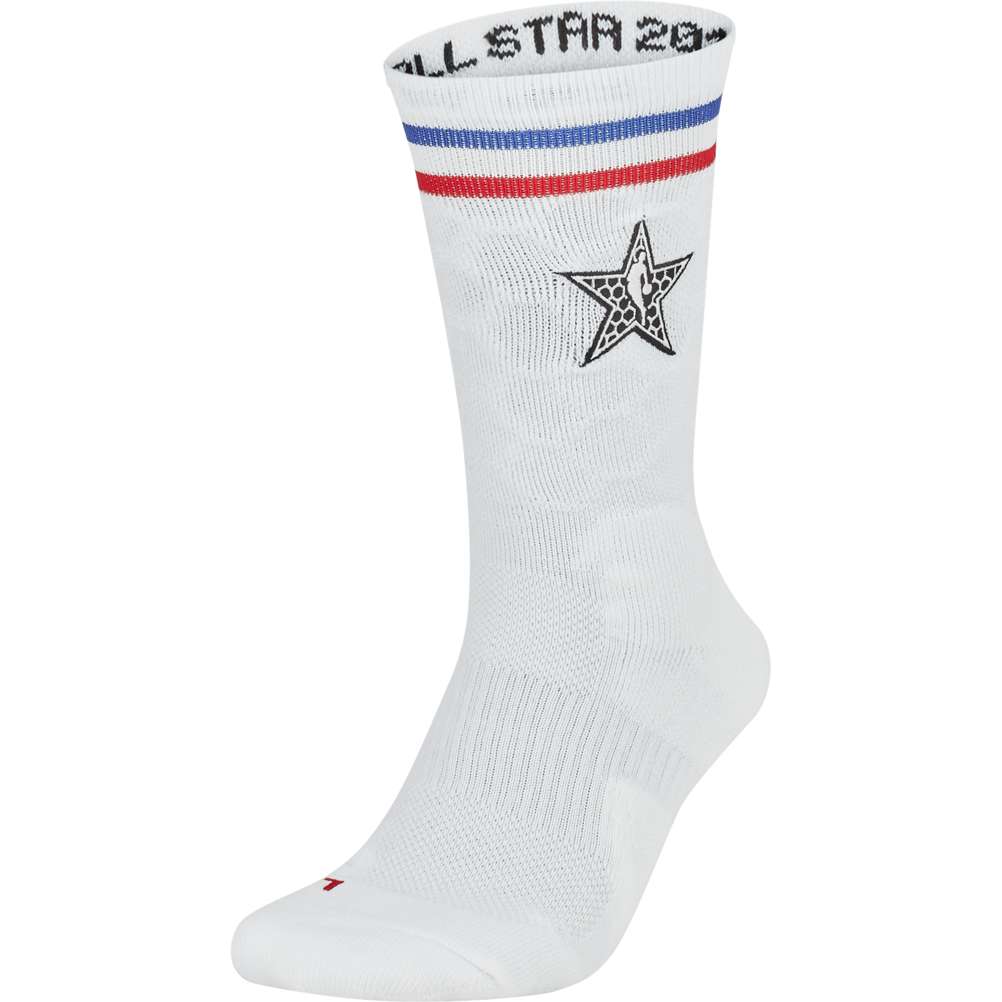 NIKE NBA ALL STAR ELITE CREW SOCKS WHITE