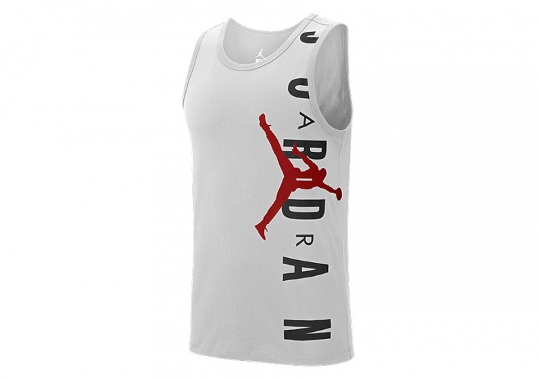 NIKE AIR JORDAN JUMPMAN AIR TANK WHITE