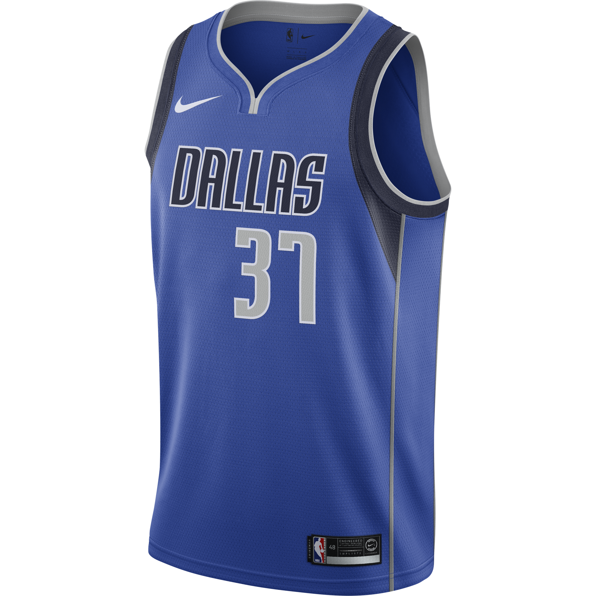 NIKE NBA DALLAS MAVERICKS KOSTAS ANTETOKOUNMPO SWINGMAN ROAD JERSEY GAME ROYAL