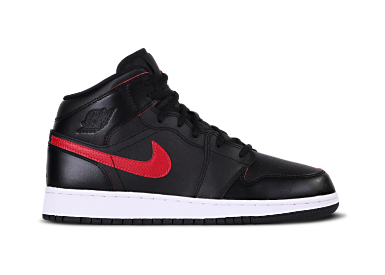 NIKE AIR JORDAN 1 MID BG  BLACK