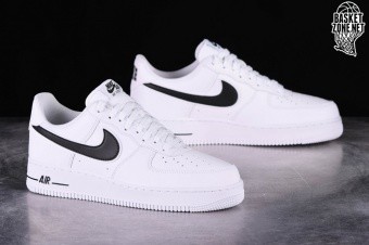 white air force ones with black swoosh