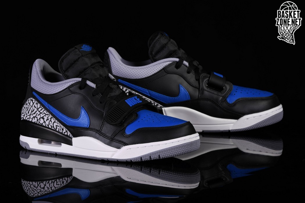 jordan legacy 312 low black royal