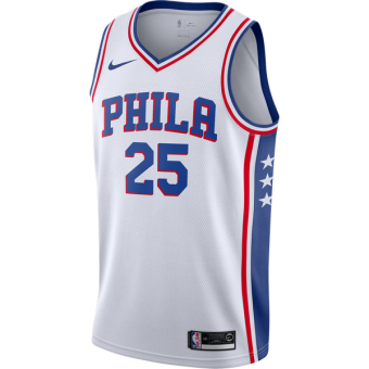 Nike Philadelphia 76ers Ben Simmons 25 Swingman Jersey Sixers NBA Icon –  thefuzzyfelt