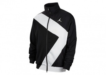 NIKE AIR JORDAN WINGS DIAMOND JACKET BLACK WHITE