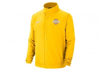 NIKE NBA LOS ANGELES LAKERS LIGHTWEIGHT JACKET AMARILLO