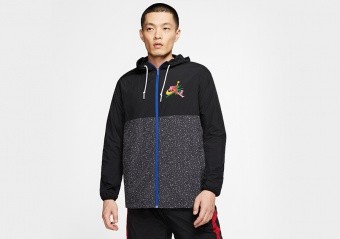 NIKE AIR JORDAN CLASSICS WINDWEAR JACKET BLACK