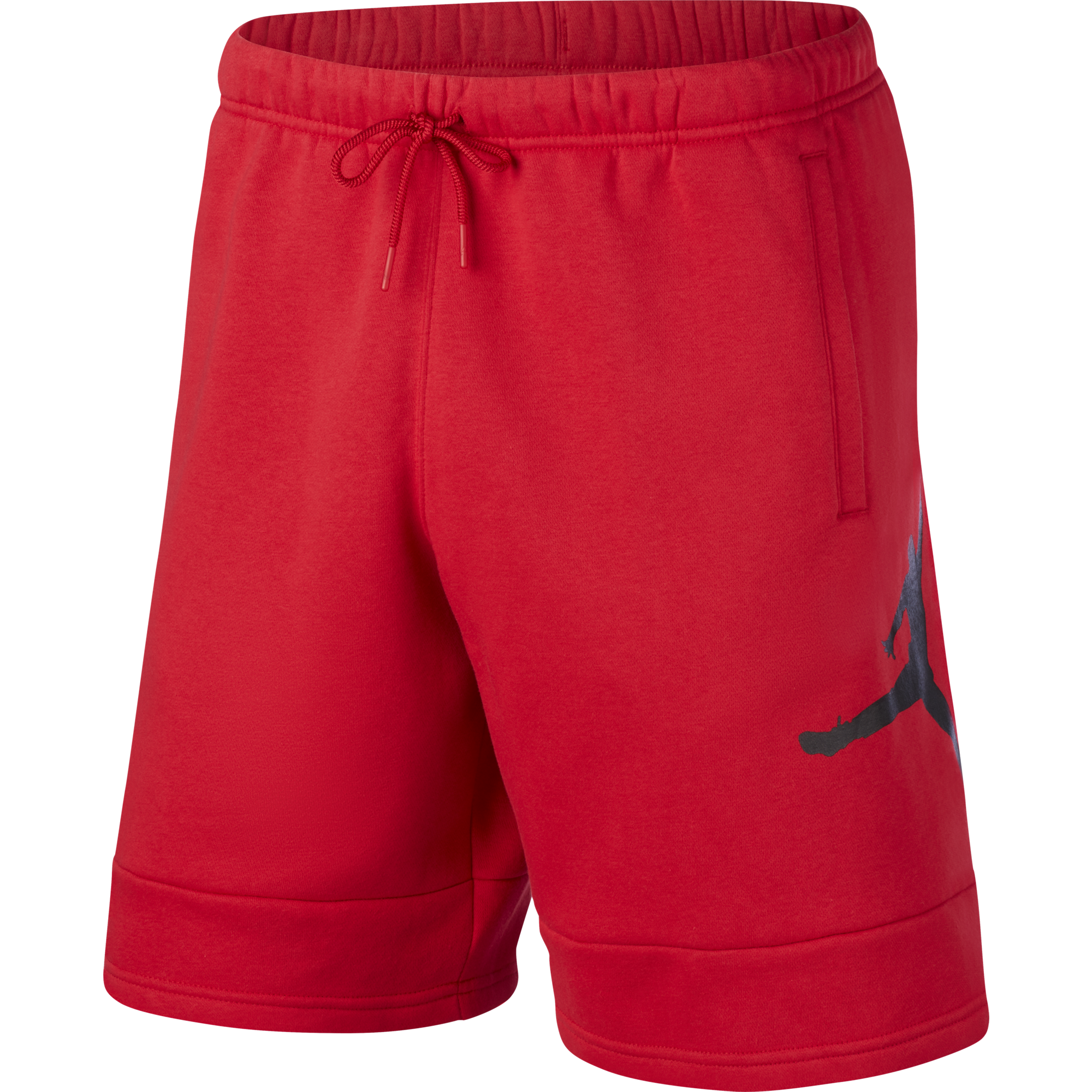 NIKE AIR JORDAN JUMPMAN AIR FLEECE SHORTS GYM RED