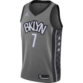 NIKE NBA BROOKLYN NETS KEVIN DURANT STATEMENT EDITION SWINGMAN JERSEY DARK STEEL GREY
