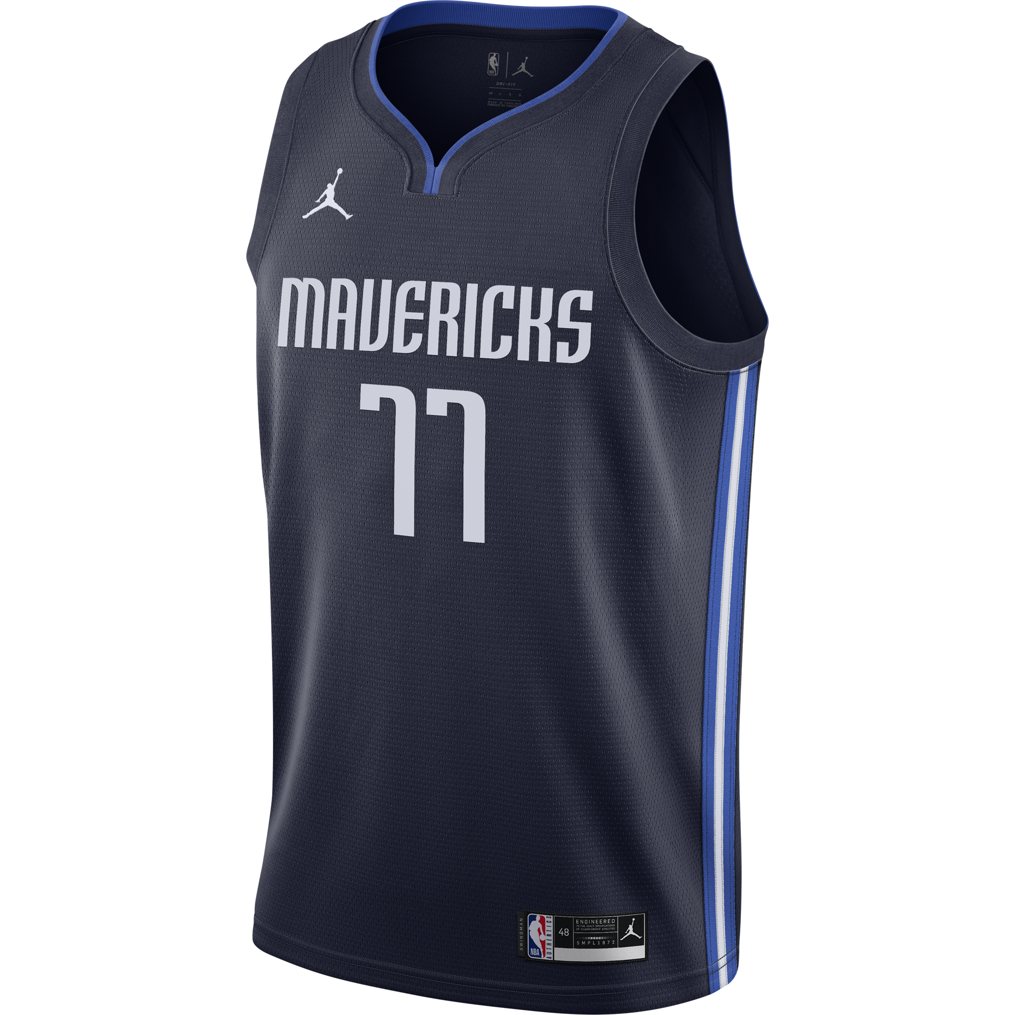 NIKE NBA DALLAS MAVERICKS LUKA DONČIĆ STATEMENT EDITION SWINGMAN JERSEY COLLEGE NAVY