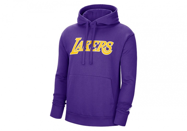 Nike Los Angeles Lakers Men's Spotlight Practice Hoodie - Purple