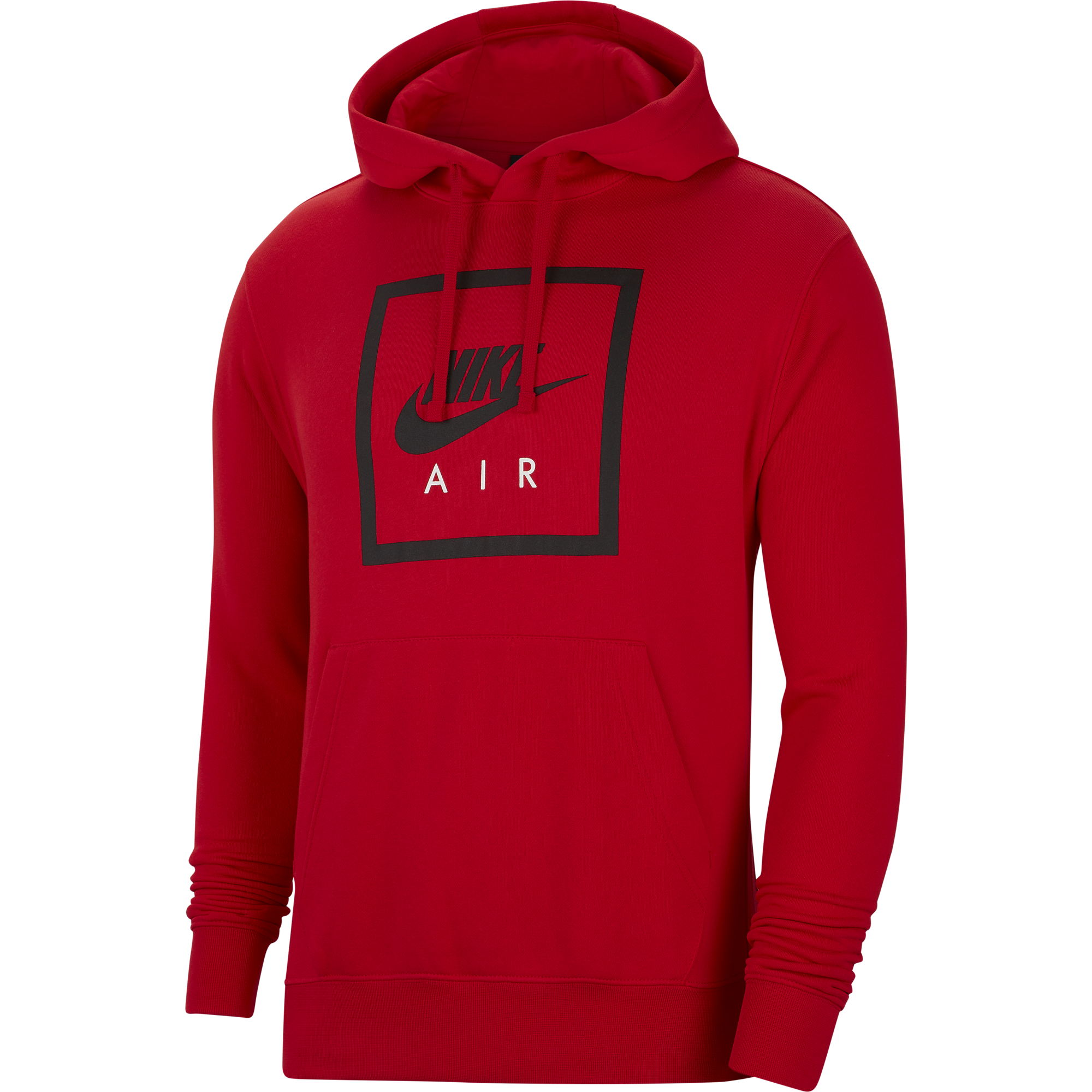 NIKE AIR SPORTSWEAR PULLOVER HOODIE UNIVERSITY RED