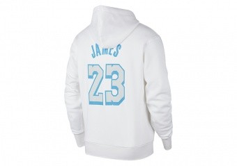 Los Angeles Lakers Nike Name & Number Fleece Hoodie - Lebron James