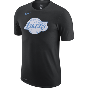 NIKE NBA LOS ANGELES LAKERS CITY EDITION LOGO DRI-FIT TEE BLACK