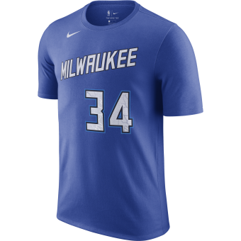NIKE NBA MILWAUKEE BUCKS GIANNIS ANTETOKOUNMPO CITY EDITION TEE GAME ROYAL