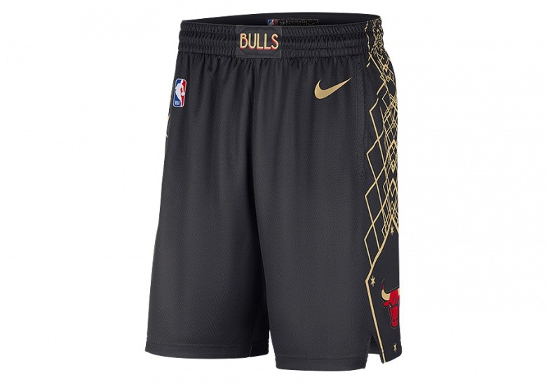 Chicago Bulls City Edition 2020 Men's Nike NBA Swingman Shorts