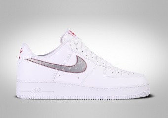 NIKE AIR FORCE 1 LOW '07 3M SWOOSH WHITE