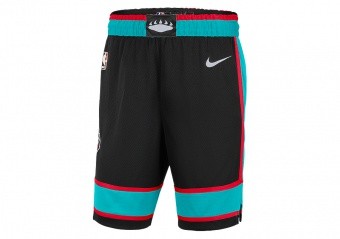 NIKE NBA MEMPHIS GRIZZLIES CLASSIC EDITION SWINGMAN SHORTS BLACK