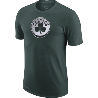 NIKE NBA BOSTON CELTICS EARNED EDITION LOGO DRI-FIT TEE PRO GREEN