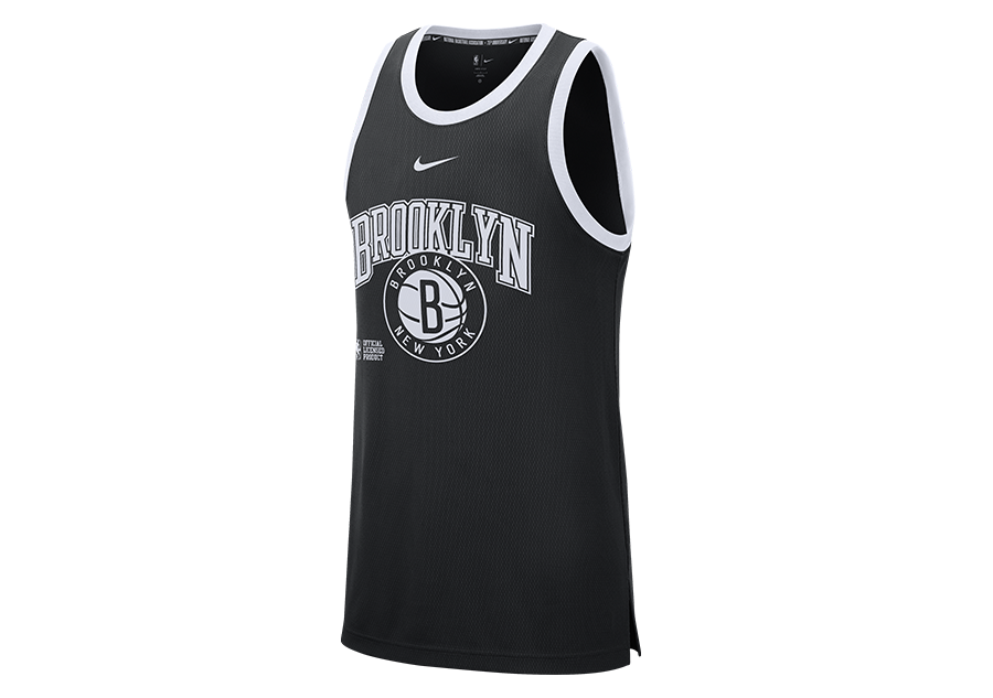 NIKE BROOKLYN NETS TANK DNA COURTSIDE 75 BLACK