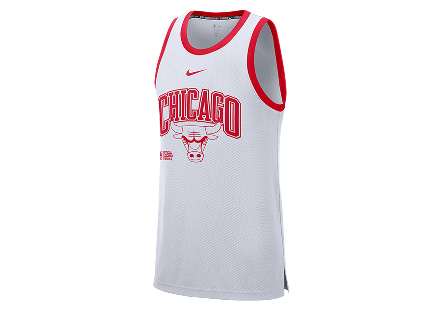 NIKE CHICAGO BULLS TANK DNA COURTSIDE 75 WHITE