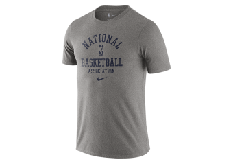 NBA TEAM 31 COURTSIDE DRI-FIT TEE DARK GREY HEATHER