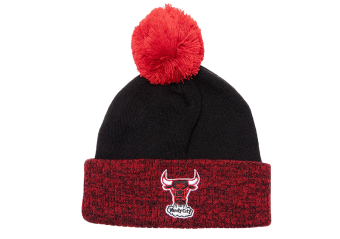 MITCHELL & NESS TWO TONE POM BEANIE HWC CHICAGO BULLS
