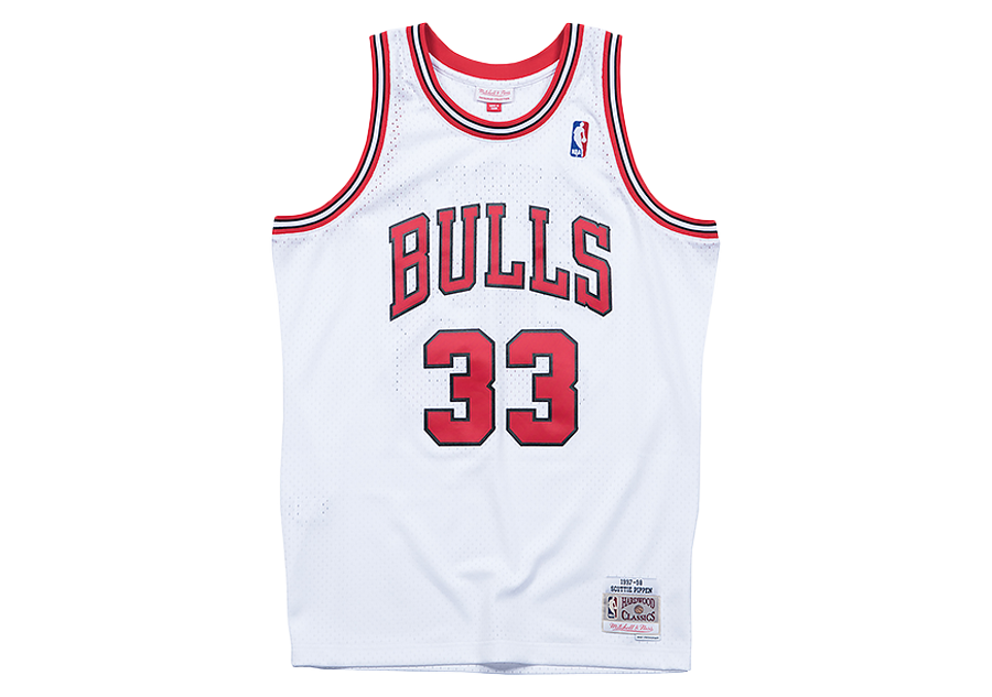MITCHELL & NESS NBA SWINGMAN JERSEY CHICAGO BULLS - SCOTTIE PIPPEN #33
