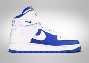 NIKE AIR FORCE 1 HIGH '07 LV8 NBA 75th ANNIVERSARY ROYAL WHITE