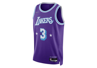 NIKE NBA LOS ANGELES LAKERS CITY EDITION COURTSIDE JACKET BLACK for £130.00