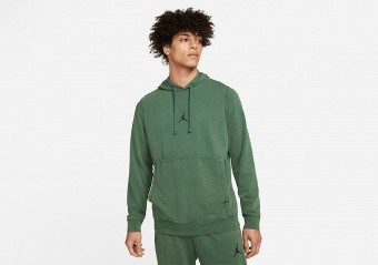 NIKE AIR JORDAN DRI-FIT FLEECE HOODIE NOBLE GREEN