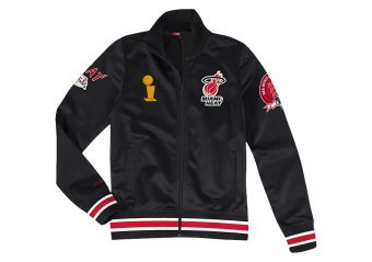 MITCHELL NESS CHAMP CITY TRACK JACKET MIAMI HEAT for 100.00