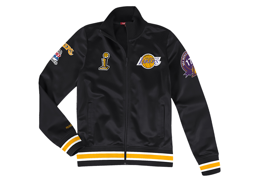 MITCHELL & NESS CHAMP CITY TRACK JACKET LOS ANGELES LAKERS
